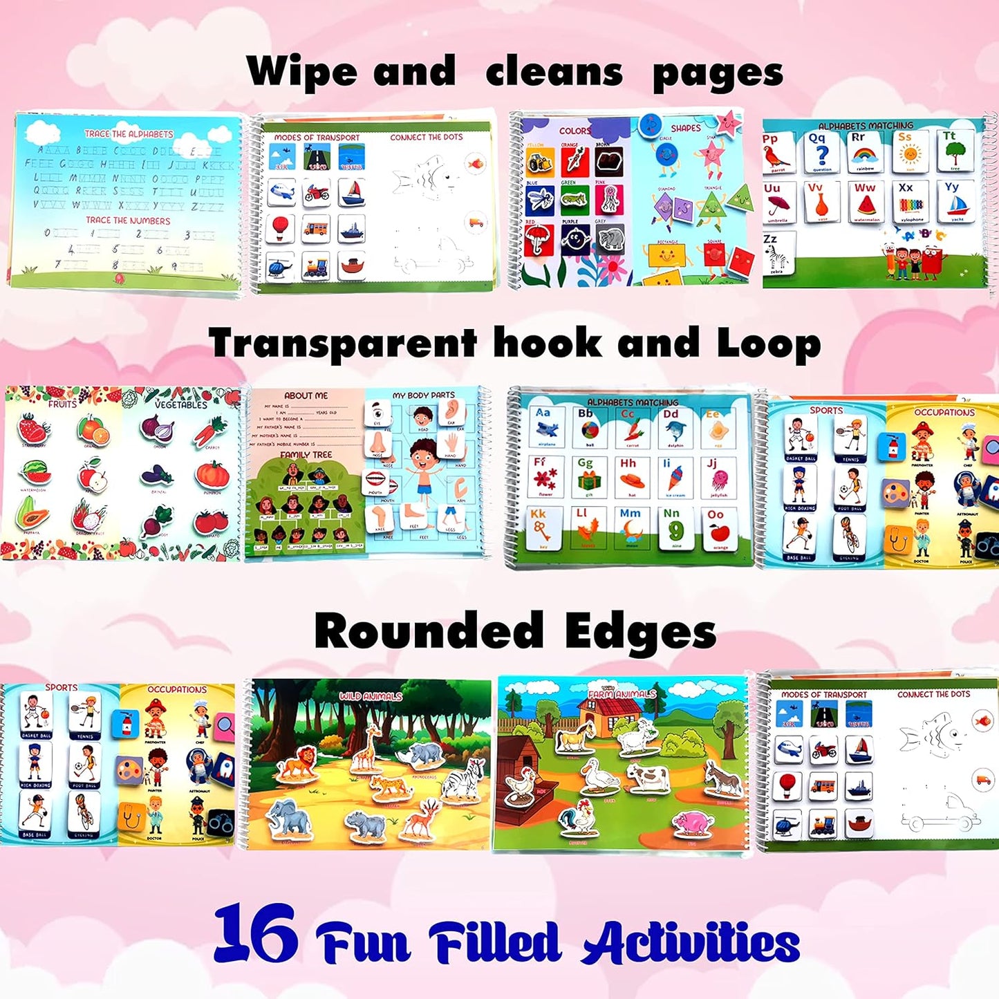 Laadan My Busy Bee Book – Montessori Busy Book for Toddlers & Preschoolers