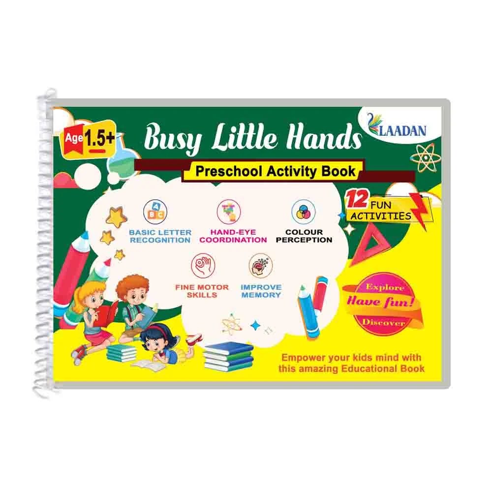 Laadan Busy Little Hands – Montessori Activity Binder for Toddlers & Preschoolers