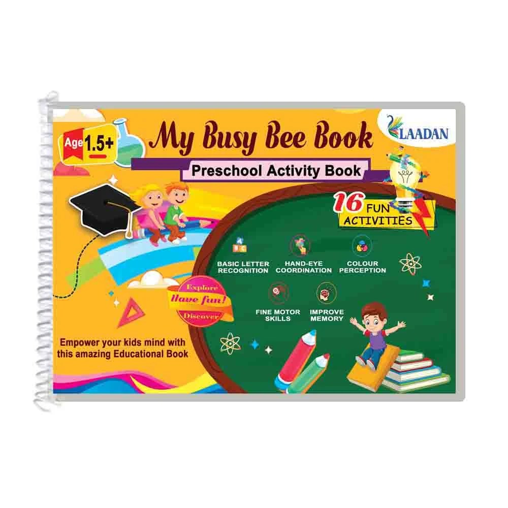 Laadan My Busy Bee Book – Montessori Busy Book for Toddlers & Preschoolers