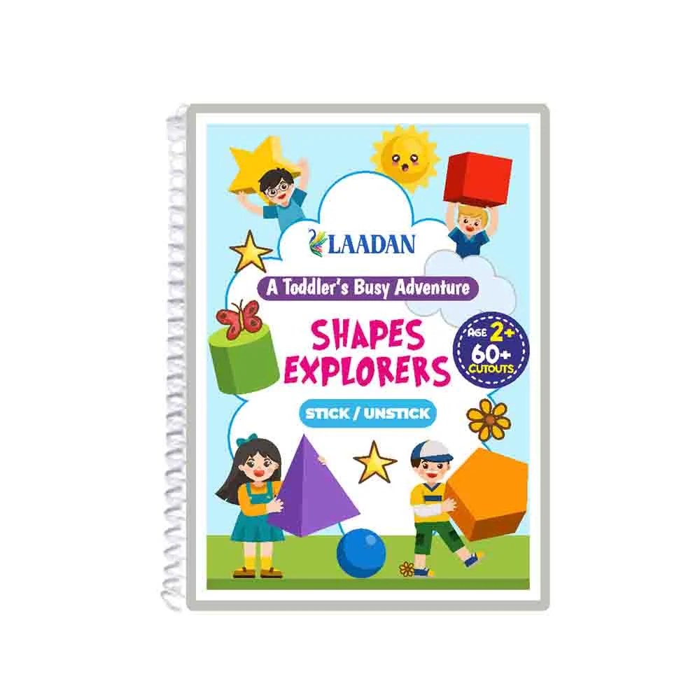Laadan Shapes Explorer – Montessori Shapes Activity Binder for Toddlers & Preschoolers