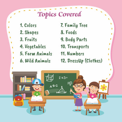 Laadan My Busy Travel Book – Montessori Activity Book for Toddlers & Preschoolers