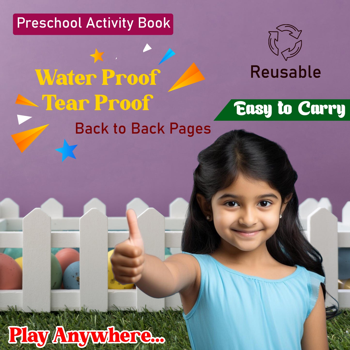 Laadan Bag of Wonders – Montessori Busy Book for Toddlers | Velcro Activity Book (2.5–6 Years)