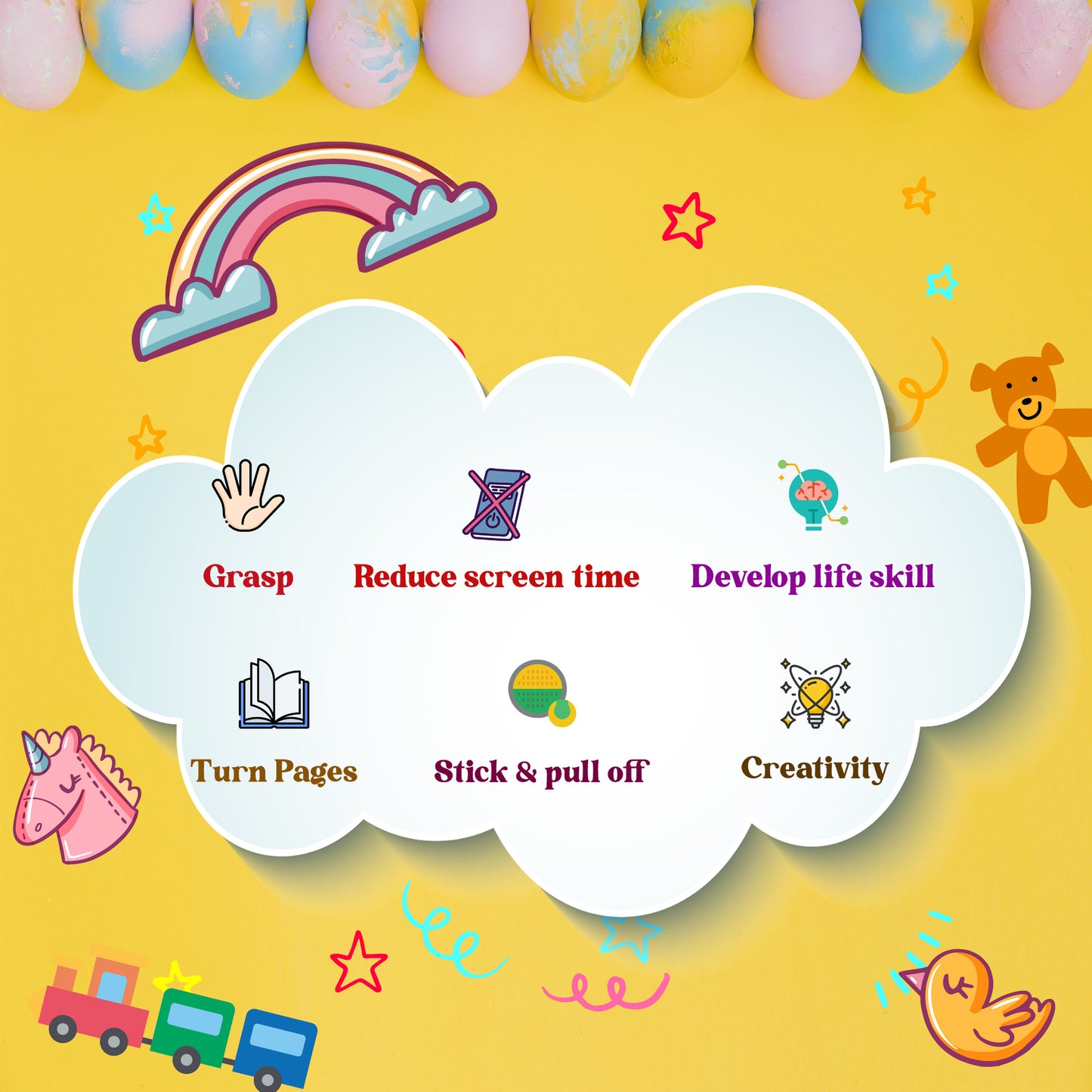 Laadan Bag of Wonders – Montessori Busy Book for Toddlers | Velcro Activity Book (2.5–6 Years)