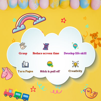 Laadan Bag of Wonders – Montessori Busy Book for Toddlers | Velcro Activity Book (2.5–6 Years)