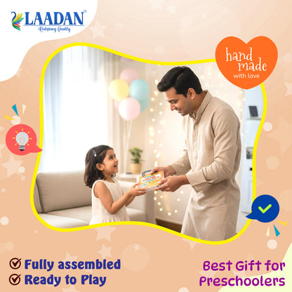 Laadan My Busy Travel Book – Montessori Activity Book for Toddlers & Preschoolers