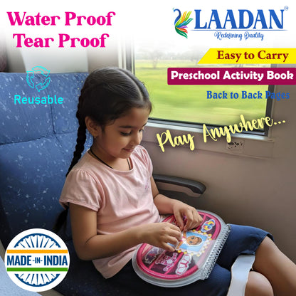 Laadan Bag of Wonders – Montessori Busy Book for Toddlers | Velcro Activity Book (2.5–6 Years)