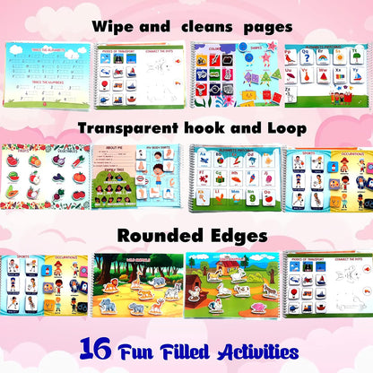Laadan My Busy Bee Book – Montessori Busy Book for Toddlers & Preschoolers