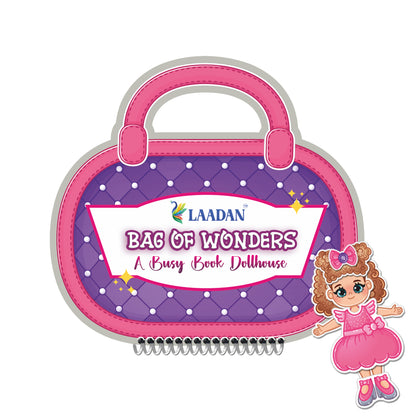 Laadan Bag of Wonders – Montessori Busy Book for Toddlers | Velcro Activity Book (2.5–6 Years)