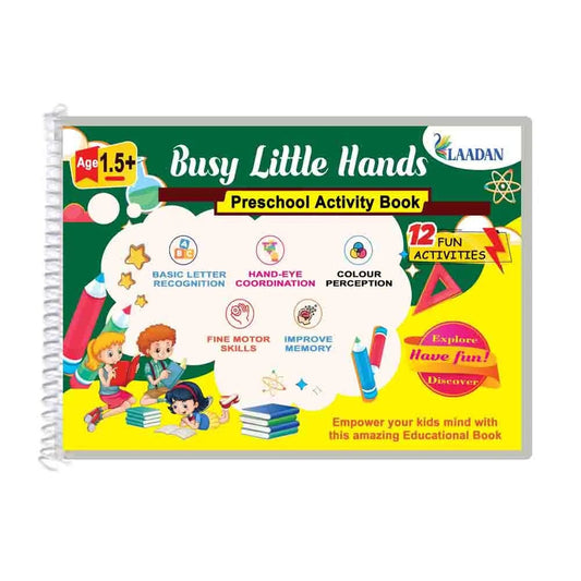 Laadan Busy Little Hands – Montessori Activity Binder for Toddlers & Preschoolers