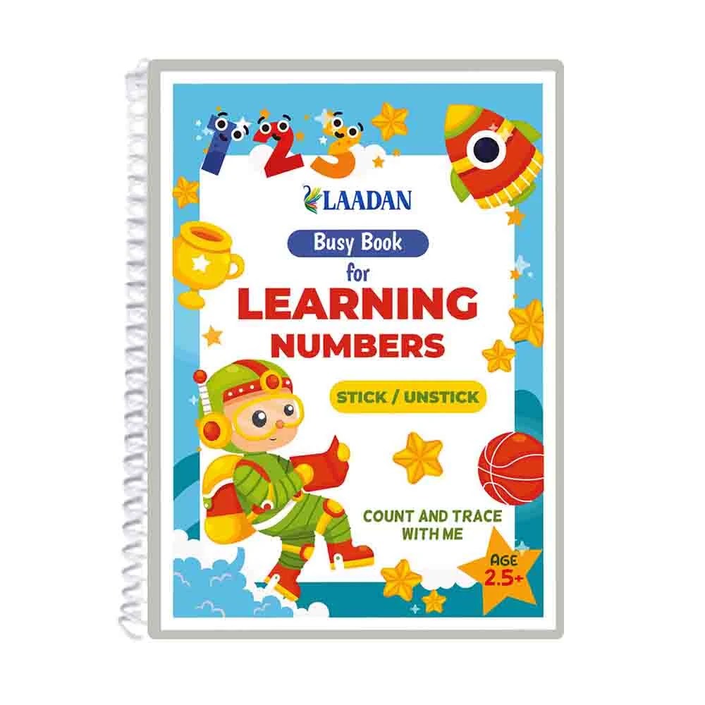 Laadan Numbers Activity Binder – Montessori Math Busy Book for Toddlers & Preschoolers